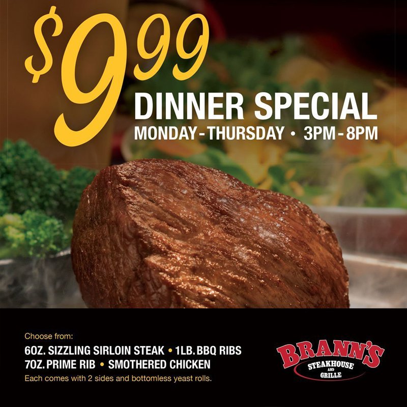 Home Changes - Brann's Steakhouse & Grille